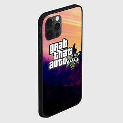 Чехол для iPhone 12 Pro Max GTA 5, цвет: 3D-черный — фото 2