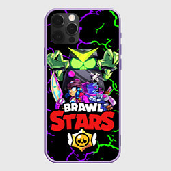 Чехол для iPhone 12 Pro Max BRAWL STARS, цвет: 3D-сиреневый