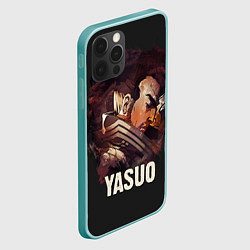 Чехол для iPhone 12 Pro Max Yasuo, цвет: 3D-мятный — фото 2