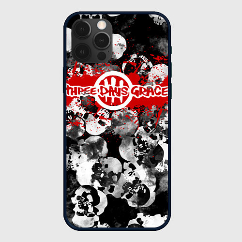 Чехол iPhone 12 Pro Max Three days grace / 3D-Черный – фото 1