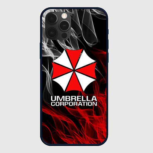 Чехол iPhone 12 Pro Max UMBRELLA CORP / 3D-Черный – фото 1