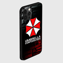 Чехол для iPhone 12 Pro Max RESIDENT EVIL UMBRELLA CORP, цвет: 3D-черный — фото 2