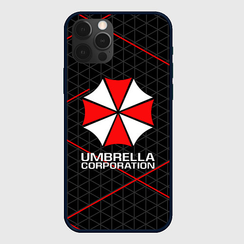 Чехол iPhone 12 Pro Max UMBRELLA CORP / 3D-Черный – фото 1