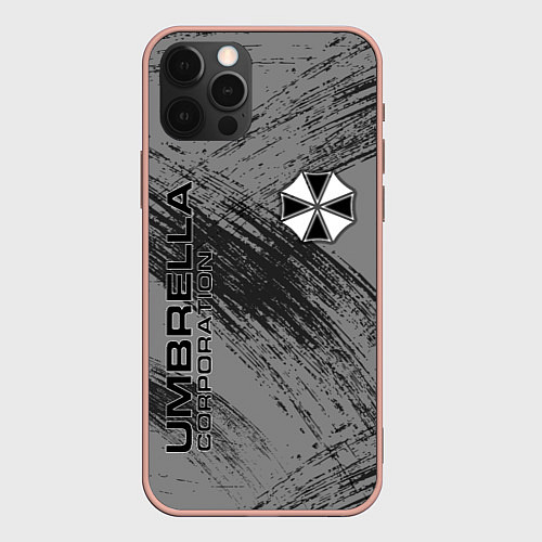 Чехол iPhone 12 Pro Max Umbrella Corporation / 3D-Светло-розовый – фото 1