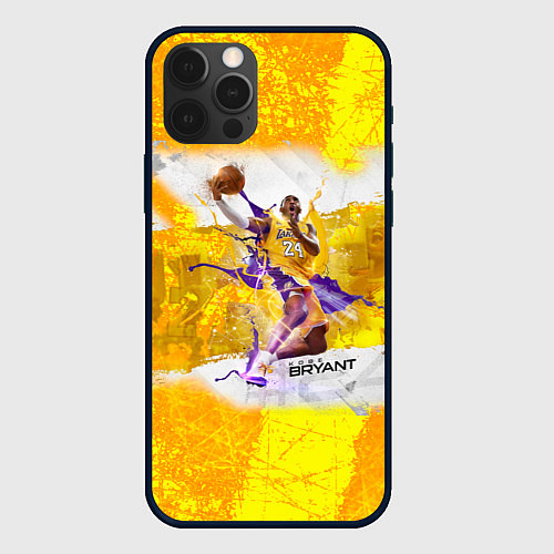 Чехол iPhone 12 Pro Max Kobe Bryant / 3D-Черный – фото 1