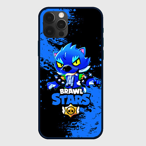 Чехол iPhone 12 Pro Max Brawl Stars Leon / 3D-Черный – фото 1