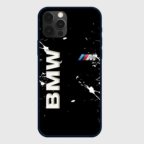 Чехол iPhone 12 Pro Max BMW / 3D-Черный – фото 1