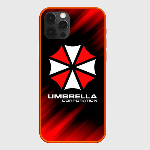 Чехол iPhone 12 Pro Max Umbrella Corporation / 3D-Красный – фото 1