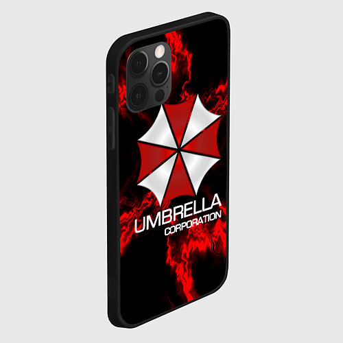 Чехол iPhone 12 Pro Max UMBRELLA CORP / 3D-Черный – фото 2