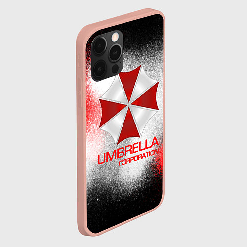 Чехол iPhone 12 Pro Max UMBRELLA CORP / 3D-Светло-розовый – фото 2
