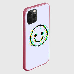 Чехол для iPhone 12 Pro Max Smile, цвет: 3D-малиновый — фото 2