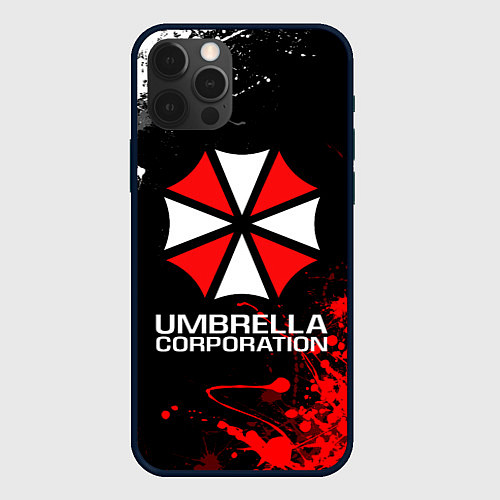 Чехол iPhone 12 Pro Max UMBRELLA CORPORATION / 3D-Черный – фото 1