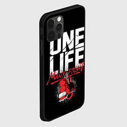 Чехол для iPhone 12 Pro Max One Life Many Fight, цвет: 3D-черный — фото 2