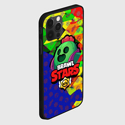 Чехол для iPhone 12 Pro Max BRAWL STARS SPIKE, цвет: 3D-черный — фото 2