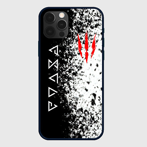 Чехол iPhone 12 Pro Max THE WITCHER / 3D-Черный – фото 1