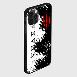 Чехол для iPhone 12 Pro Max THE WITCHER, цвет: 3D-черный — фото 2