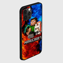 Чехол для iPhone 12 Pro Max MINECRAFT, цвет: 3D-черный — фото 2