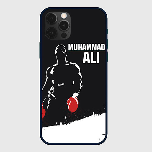 Чехол iPhone 12 Pro Max Muhammad Ali / 3D-Черный – фото 1