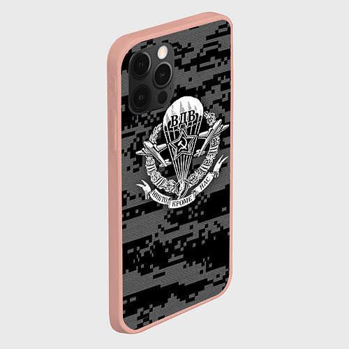 Чехол iPhone 12 Pro Max ВДВ СССР / 3D-Светло-розовый – фото 2