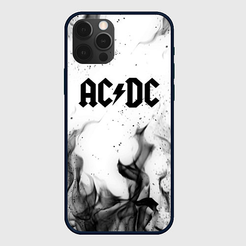 Чехол iPhone 12 Pro Max ACDC / 3D-Черный – фото 1