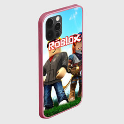 Чехол для iPhone 12 Pro Max ROBLOX, цвет: 3D-малиновый — фото 2