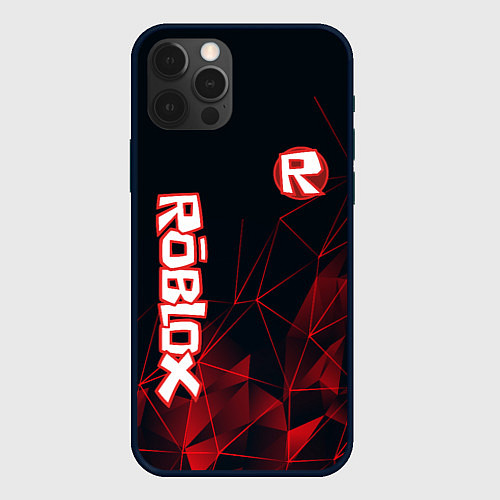 Чехол iPhone 12 Pro Max ROBLOX / 3D-Черный – фото 1