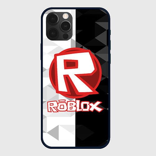 Чехол iPhone 12 Pro Max ROBLOX / 3D-Черный – фото 1