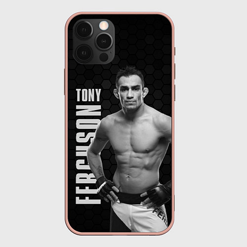 Чехол iPhone 12 Pro Max EL CUCUY Tony Ferguson / 3D-Светло-розовый – фото 1