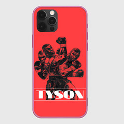 Чехол для iPhone 12 Pro Max Tyson, цвет: 3D-малиновый