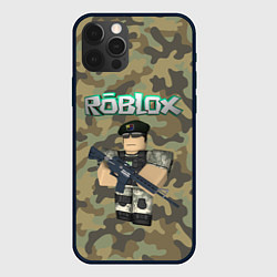 Чехол iPhone 12 Pro Max Roblox 23 February Camouflage