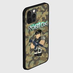 Чехол для iPhone 12 Pro Max Roblox 23 February Camouflage, цвет: 3D-черный — фото 2