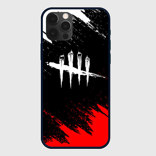 Чехол iPhone 12 Pro Max DEAD BY DAYLIGHT / 3D-Черный – фото 1