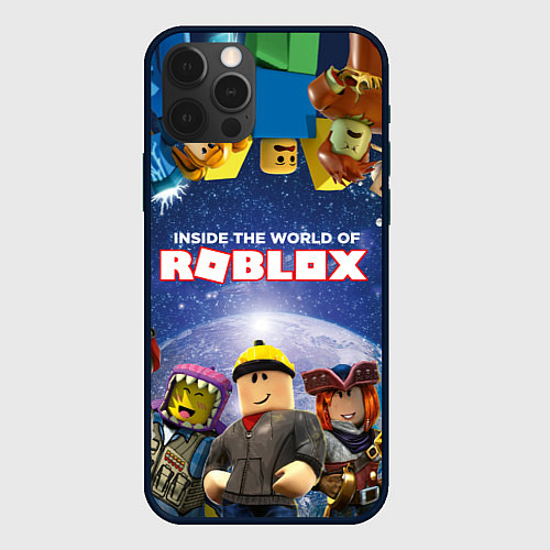 Чехол iPhone 12 Pro Max ROBLOX / 3D-Черный – фото 1