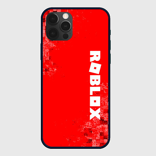 Чехол iPhone 12 Pro Max ROBLOX / 3D-Черный – фото 1