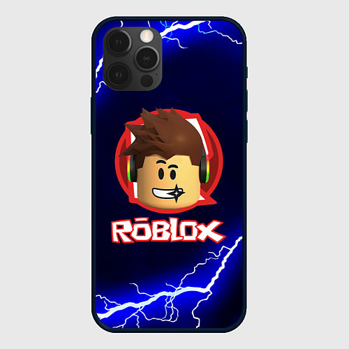 Чехол iPhone 12 Pro Max ROBLOX / 3D-Черный – фото 1