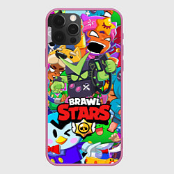 Чехол iPhone 12 Pro Max BRAWL STARS VIRUS 8-BIT