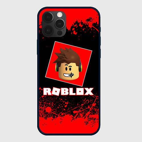 Чехол iPhone 12 Pro Max ROBLOX / 3D-Черный – фото 1