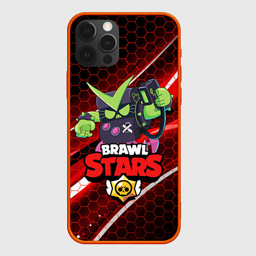 Чехол iPhone 12 Pro Max BRAWL STARS VIRUS 8-BIT / 3D-Красный – фото 1