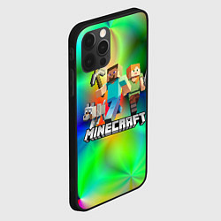 Чехол для iPhone 12 Pro Max MINECRAFT, цвет: 3D-черный — фото 2