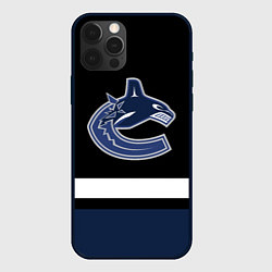 Чехол для iPhone 12 Pro Max Vancouver Canucks, цвет: 3D-черный