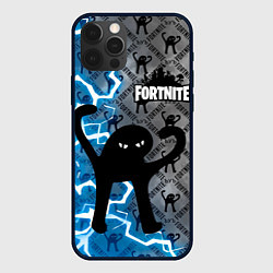 Чехол для iPhone 12 Pro Max ЪУЪ FORTNITE, цвет: 3D-черный