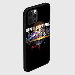 Чехол для iPhone 12 Pro Max Undertale, цвет: 3D-черный — фото 2