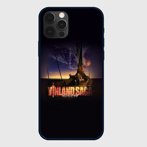 Чехол iPhone 12 Pro Max Vinland saga / 3D-Черный – фото 1