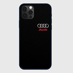Чехол для iPhone 12 Pro Max AUDI, цвет: 3D-черный