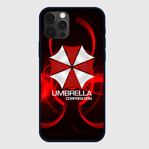 Чехол iPhone 12 Pro Max Umbrella Corp / 3D-Черный – фото 1