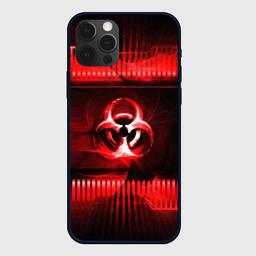 Чехол iPhone 12 Pro Max BIOHAZARD / 3D-Черный – фото 1