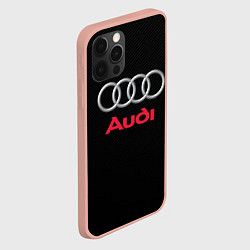 Чехол для iPhone 12 Pro Max AUDI, цвет: 3D-светло-розовый — фото 2