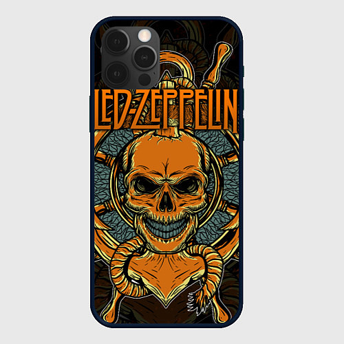 Чехол iPhone 12 Pro Max Led Zeppelin / 3D-Черный – фото 1