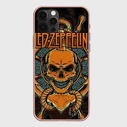 Чехол для iPhone 12 Pro Max Led Zeppelin, цвет: 3D-светло-розовый