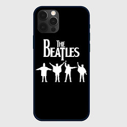 Чехол для iPhone 12 Pro Max Beatles, цвет: 3D-черный